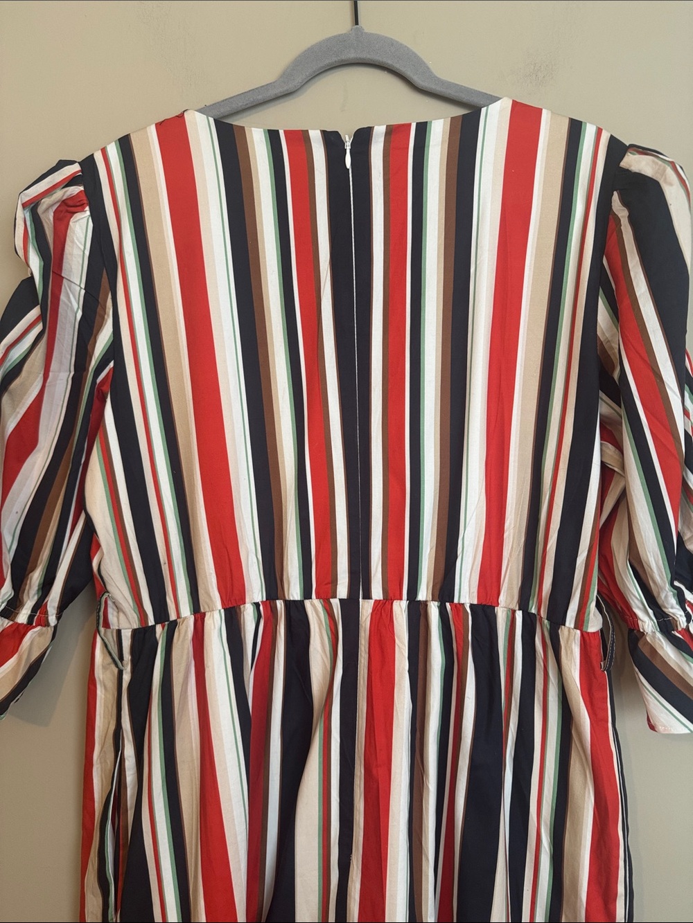 NWOT- Hutch Arlo Stripe Short Sleeve Tiered Dress, Multi Riviera Stripe, size 12 - Picture 10 of 12